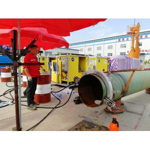 China Metal Pipe Cold Cutting Machine / High Safety Pneumatic Pipe Beveler wholesale