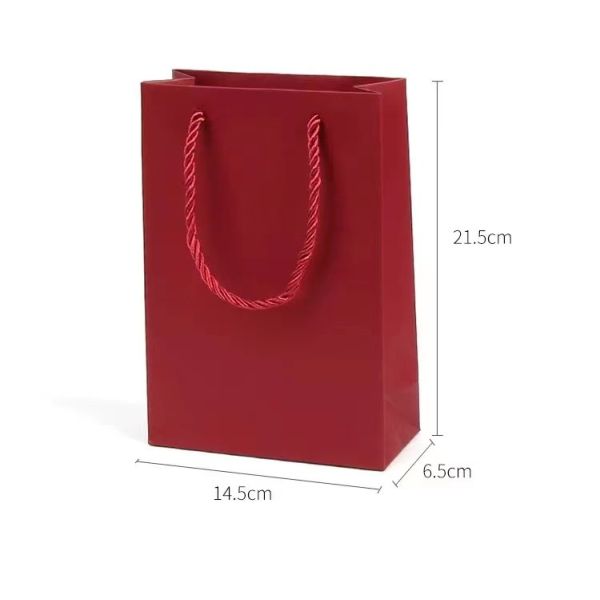 14.5*6.5*21.5cm Paper Jewellery Packaging Small Paper Bags For Jewelry