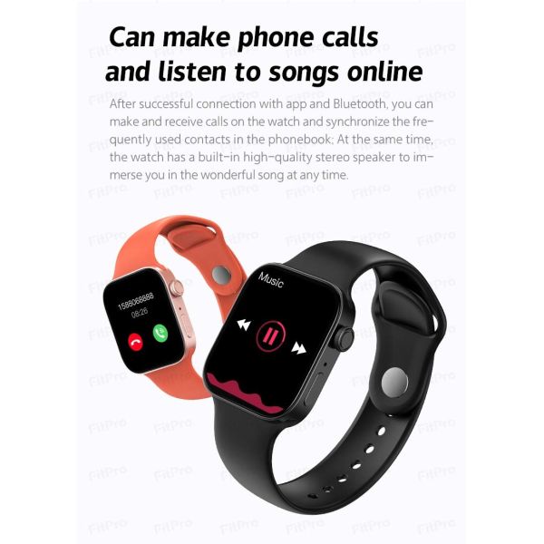T500 Pro SIM Waterproof Android Watch Support Social APP Message Reminder