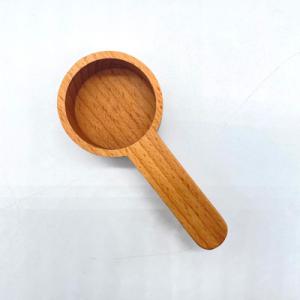 China Wood Color Wooden Coffee Spoon Measuring For Coffee Beans wholesale