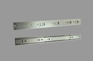 China Galvanized Steel 3 Fold 22 Inch Full Extension Ball Bearing Slides on sale