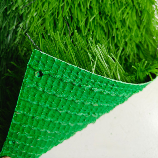 Bicolor Football Artificial Grass 50mm Environmental Protection For Sports Fields With Green SBR Latex