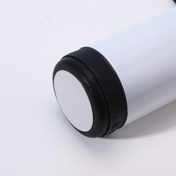 Skinny Straight 20oz Wireless Stainless Steel Smart Music Tumbler For Sublimation With Smart Speaker For Travel