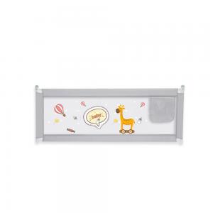 China Grey Cute 1.5m 1.8m Giraffe Bed Guard Rail For Infant wholesale