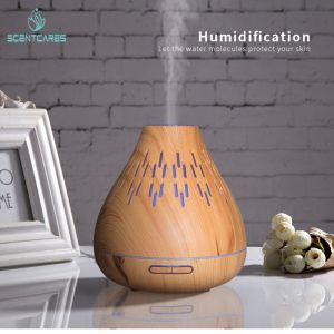 Ultrasonic 240V 60sqm Wood Aromatherapy Diffuser