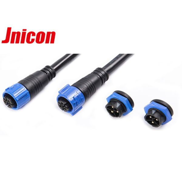 3 Wires Industrial Plug And Socket Panel Plug Chassis Mount High Durability