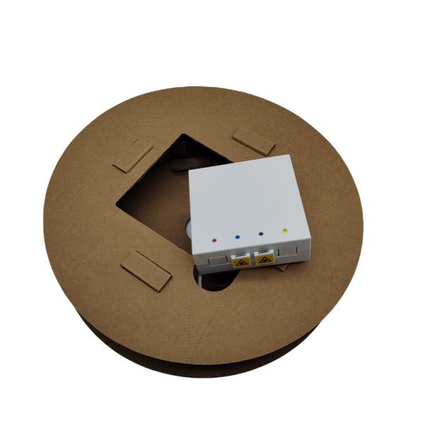 Quality 4 Port Pre Terminated Compact Fiber Termination Boxes Kit Outlet Box for sale