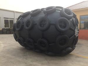 D3000 X L5000 Marine Pneumatic Rubber Fenders Winding Scratch Resistance