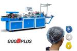 CPE / Non Woven Bouffant Cap Making Machine Advanced Ultrasonic Welding