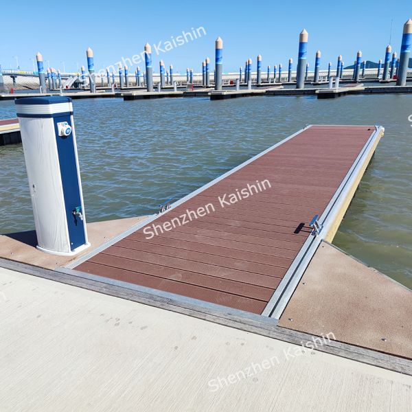Aluminum Alloy Finger Dock For Marina Yacht Boat Floating Pontoon Platform