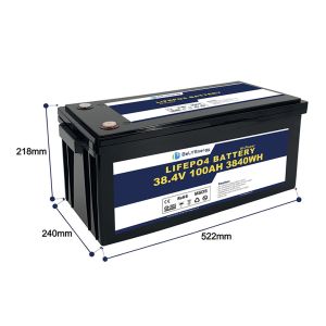 Customized Lifepo4 Solar Battery 36v100ah 3840Wh For Energy Storage System Home