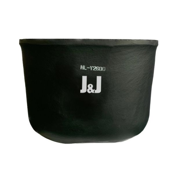 Silicon Carbide Graphite Oval Crucible Metal Melting Oxidation Chemical