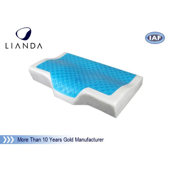 Arctic Gel Contouring Memory Foam Bedroom Cool Bed Pillow OEM logo