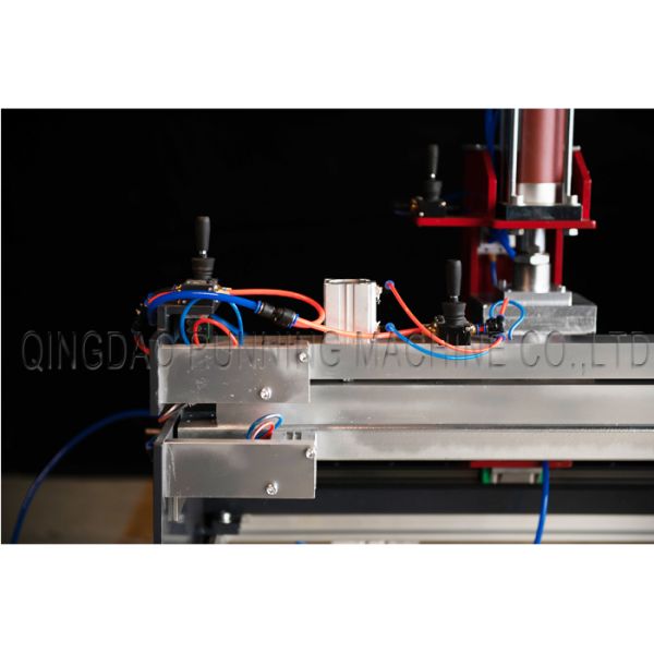 Pneumatic PVC PU Conveyor Belt Punching Machine 1600mm Width