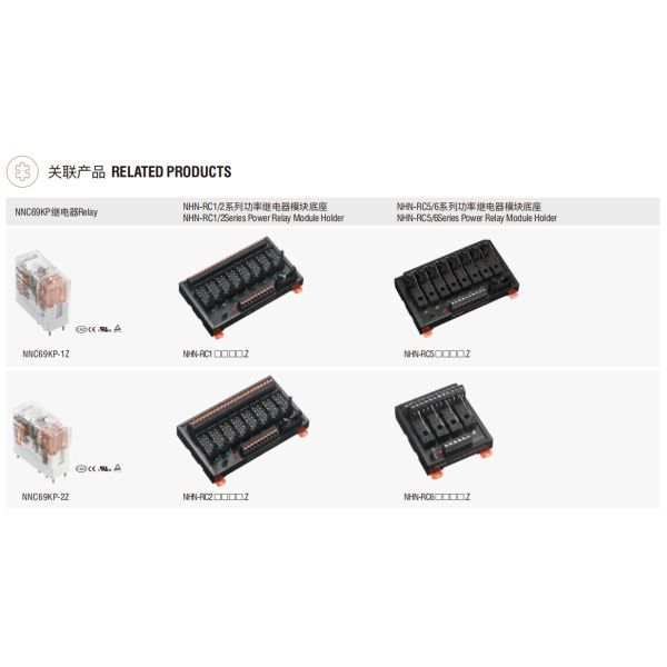Clion NNC Power relay module NHN-RC1/2/5/6 NPN/PNP input with Industrial Control relay NNC69KP available for CNC systems