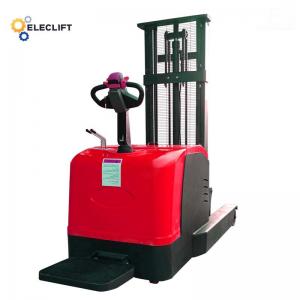 China Pneumatic Tire Warehouse Forklift Trucks Electric Reach Stacker For Logistics Operations on sale