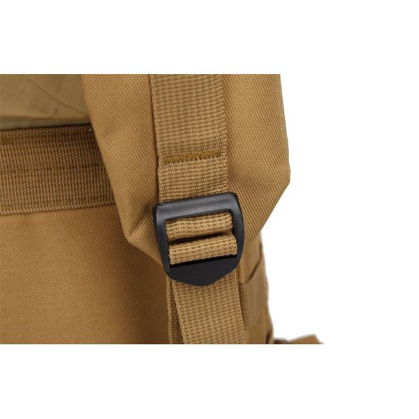 600D Oxford Tan Military Tactical Backpack 55L Molle System