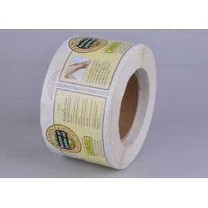 Printing custom waterproof adhesive sticker labels for bodywash bottle packaging