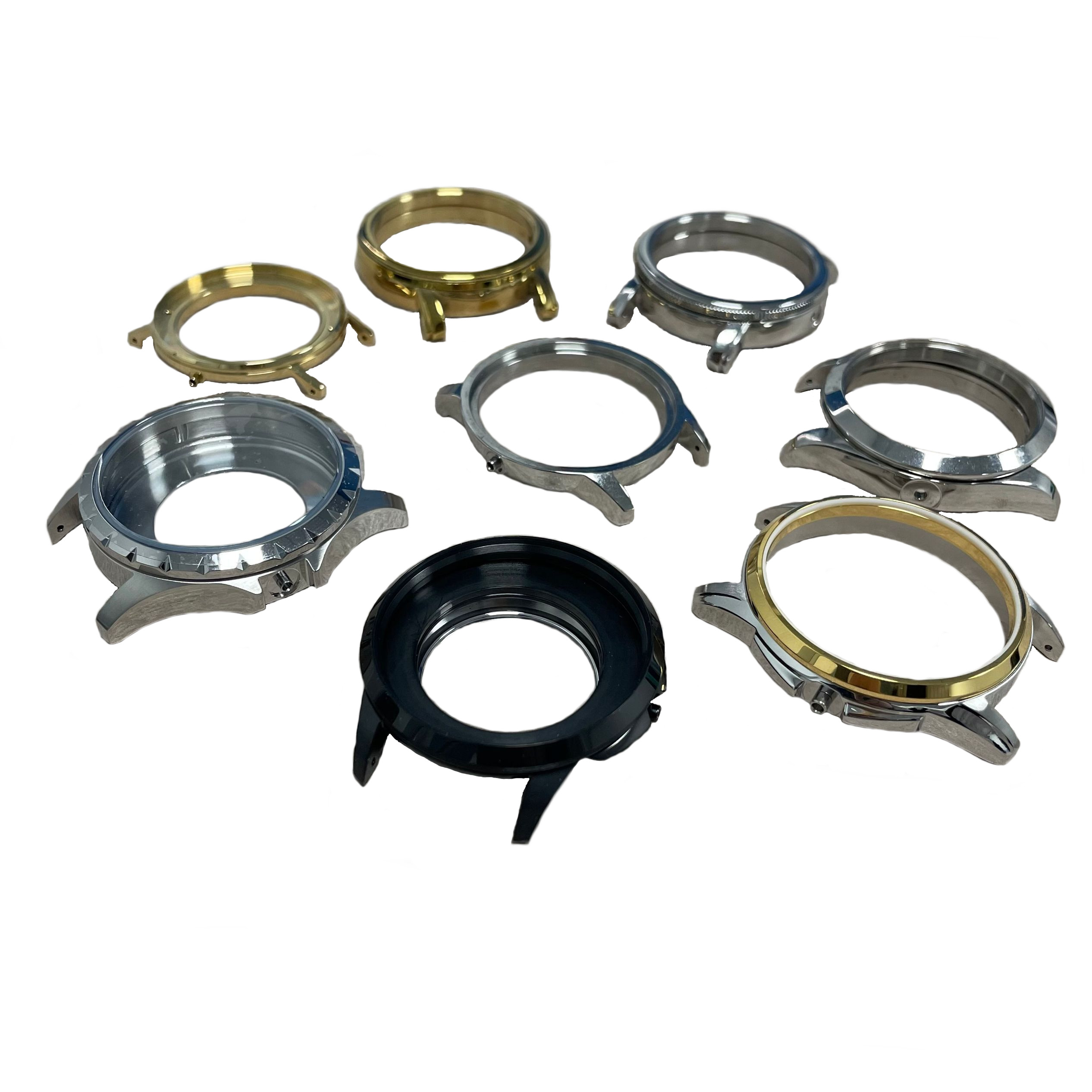 China Stainless Steel 3602 2604 CNC Machining Watch Parts Case Anodized wholesale
