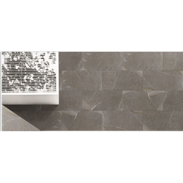 Modern Commercial Non Slip Ceramic Floor Tile / 600*600 Black Tile Wall