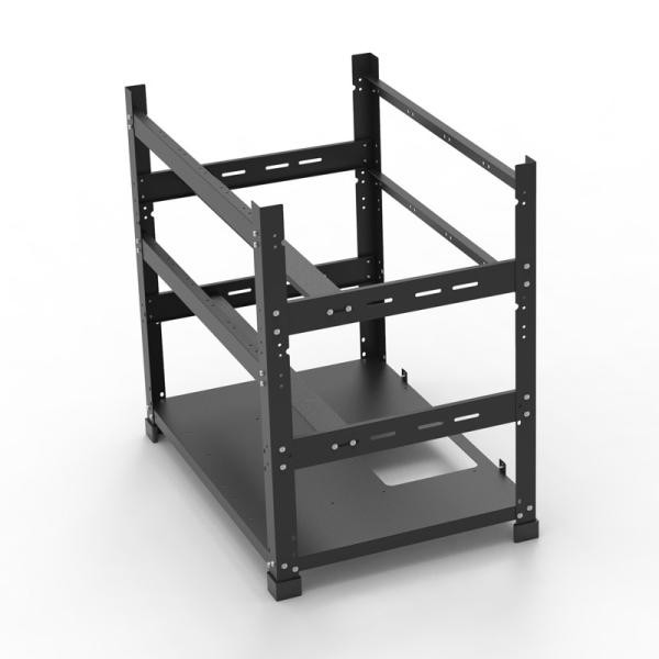 Quality Durable 2021 New Open Mining Case Mining Rig Frame 12 GPU Mining Rack Motherboard Bracket for sale