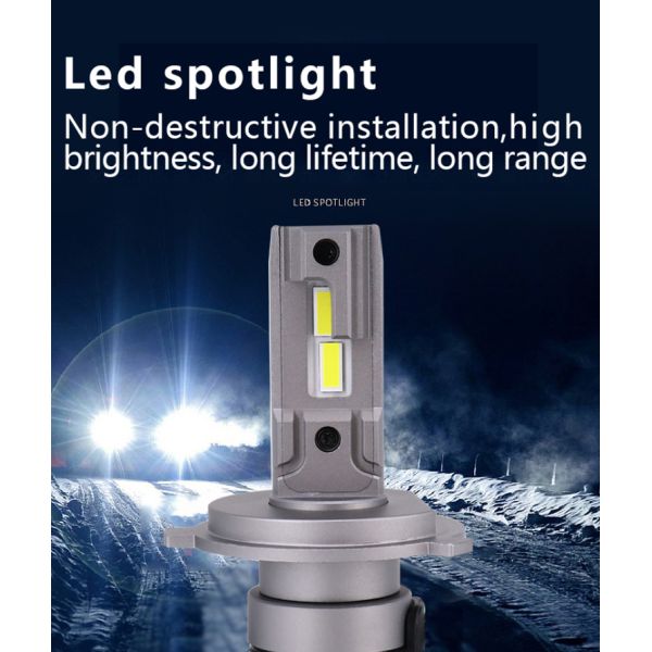 S5 LED Car Headlight Bulbs H11 H4 H7 9005 HB3 9006 HB4 H13 9004 9007 DRLs H1 880 H3 Fog Light