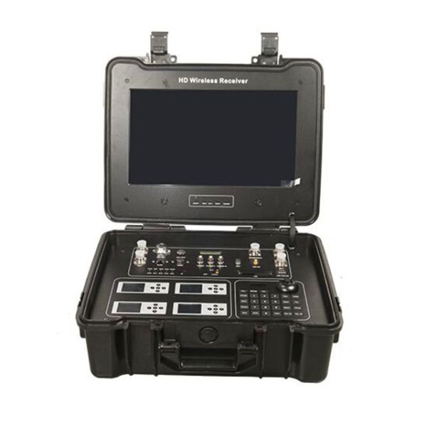 4 Channel Real Time COFDM Receiver , Long Range Wireless Video Transmitter Receiver