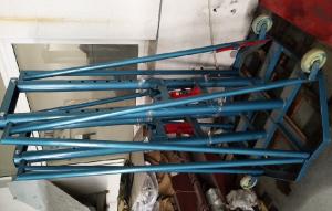 China 5 Ton / 10 Ton Professional Wire Reel Stand High Performace Hydraulic Cable Drum Stand wholesale