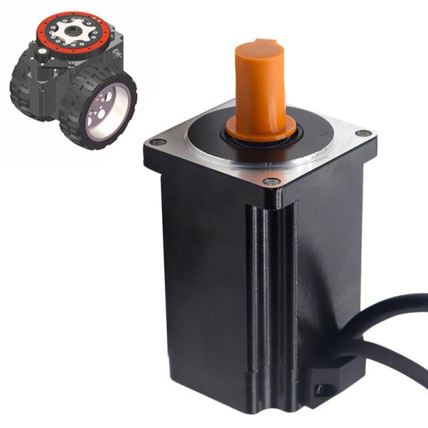 Quality Incremental 48V Encoder Servo Motor 60mm 400W For AGV ROBOT High Torque for sale