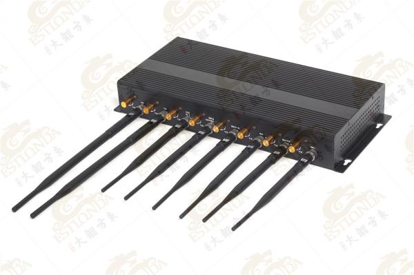 Quality 4W High Power Jammer antenna With AC adapter , cell phone scrambler for sale