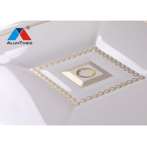 300*300mm Indoor Screen Ceiling Aluminum Panels For Interior Decoration