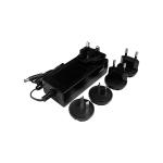 Black DC 5V 2A Interchangeable Plug Power Adapter Lightweight