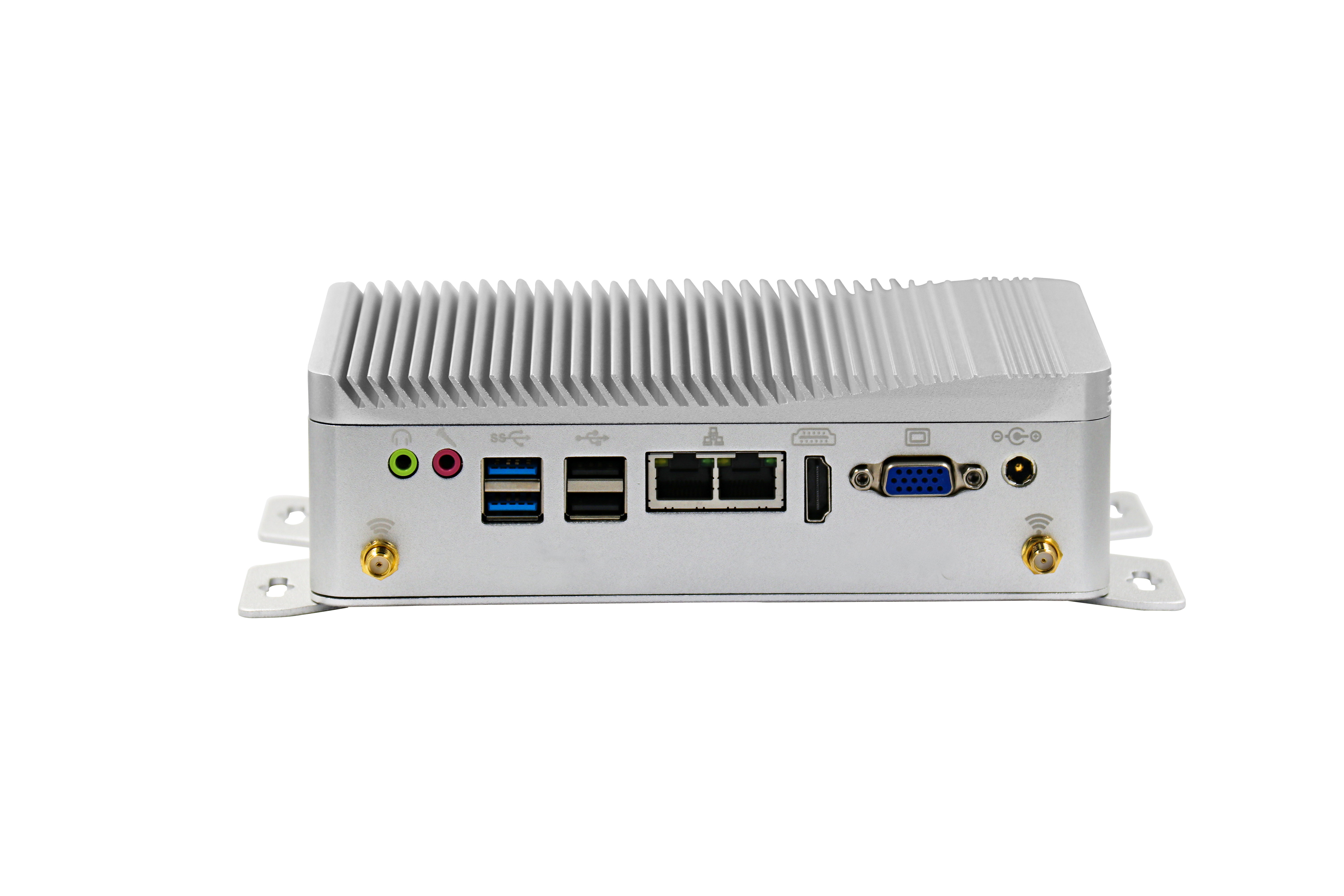 Fanless Compact Industrial Mini PC Embedded Computer 4G Intel I3 6157U Skylake