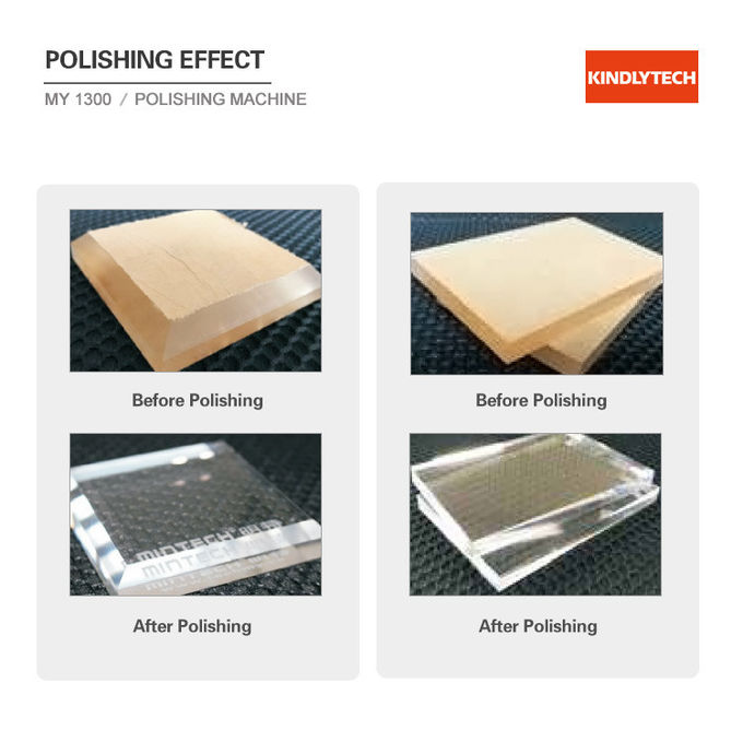 3KW 1.3m/Min Diamond Edge Acrylic Polishing Machine CE approved