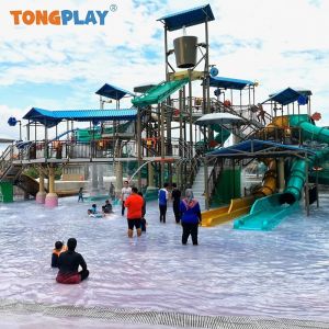Fiberglass Tsunami Wave Pool Big Artificial Water Park Equipment