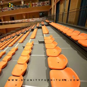 Simple Style Fireproof Retractable Bleacher System