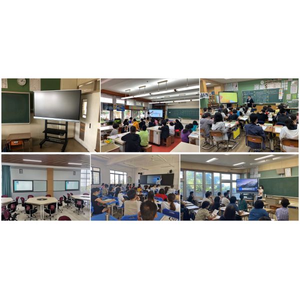 55 65 75 86 Inch Wifi OPS IR Interactive Whiteboard Tempered Glass