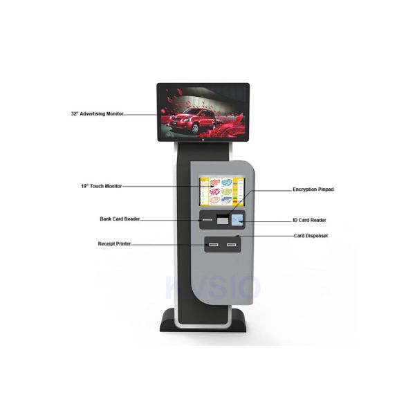 User Friendly Kiosk Bill Payment Machine , Bill Payment Terminal Logo Printing