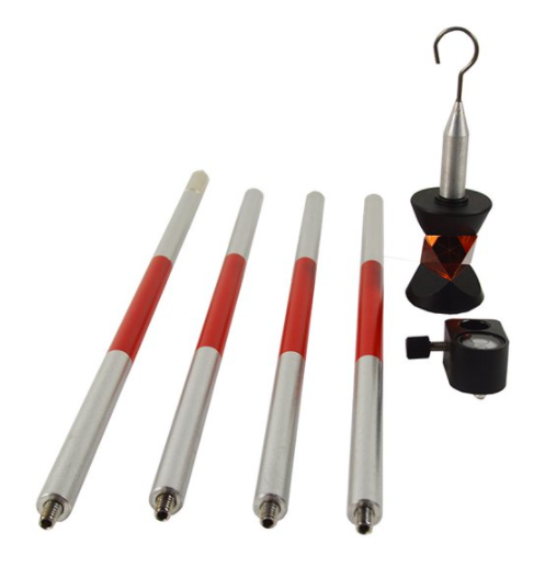 ATR 1.5mm Mini Prism Pole GRZ101 Total Station Pole Rubber