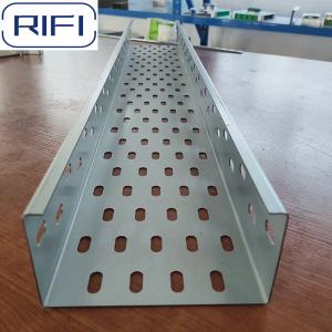 China Rectangular Perforated Electrical Cable Tray Customized Length wholesale