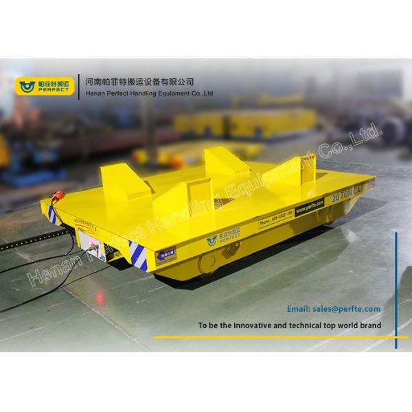 Heat Resistant Coil Transfer Trolley / Warehouse Carts Material Handling Equipment