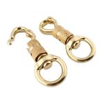 China Soild Brass Heavy Duty Snap Hook Quick Release Panic Snap Trigger For Horse Quick link wholesale