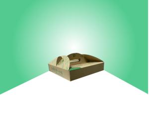 China Custom Pizza Paper Packaging Boxes Food Grade Material With Handle wholesale