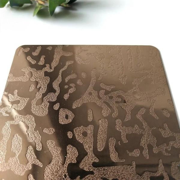 Custom Etched Stainless Steel Plates With Patterns JIS Standard SS Steel Sheet