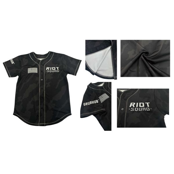 Custom Made Polyester Sublimation Baseball Team Wear Jersey Sweat Proof