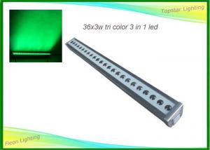 China 108W Outdoor Led Linear Wall Washer , 36pcs Low Voltage Wall Wash Light wholesale