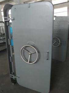 China A60 Marine Doors Fire Proof Single Leaf Wheel Handle Watertight Steel Doors wholesale