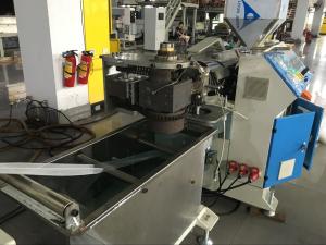 PE Soft Plastic Net Making Machine For Garlic / Fruit Package Siemens Motor