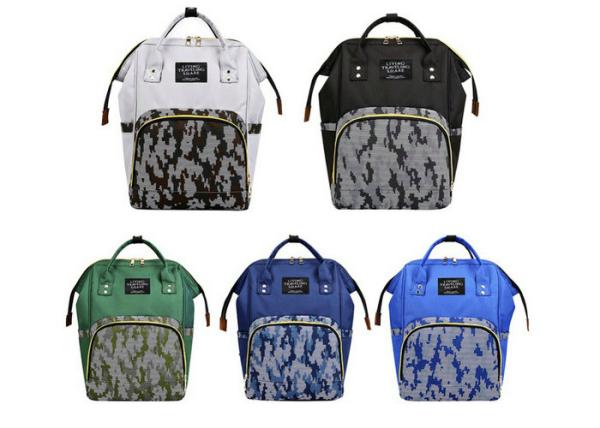 Quality Oxford Fabric Mummy Nappy Diaper Bag With Independent Bottle Compartments for sale