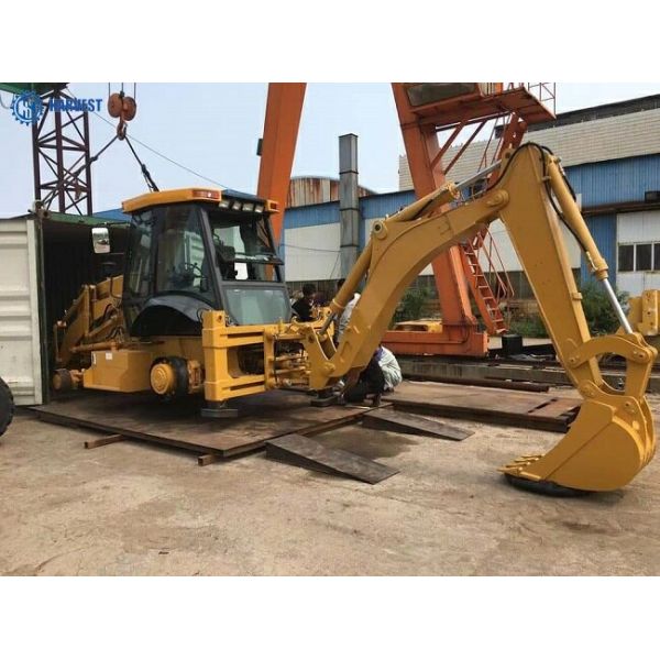 2.5 Ton Bucket Dumping Height 2742mm 4WD SAM388 Wheeled Backhoe Loader